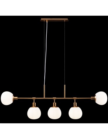 Maytoni Erich 5xE14 40W wisząca MOD221-PL-05-G mosiądz - produkt 2