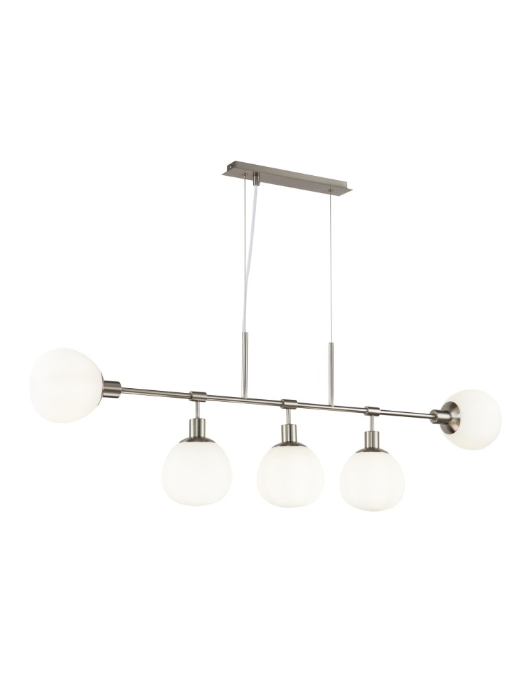Maytoni Erich 5xE14 40W wisząca MOD221-PL-05-N nikiel