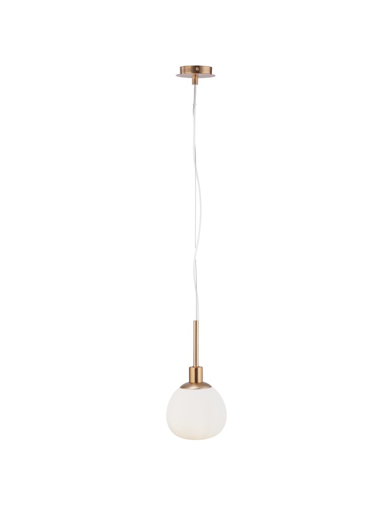 Maytoni Erich 1xE14 40W wisząca MOD221-PL-01-G mosiądz