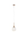 Maytoni Erich 1xE14 40W wisząca MOD221-PL-01-G mosiądz