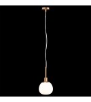 Lampy wiszące w kolorze mosiądz - Maytoni Erich 1xE14 40W wisząca MOD221-PL-01-G mosiądz - product 2