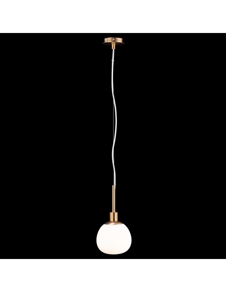 Maytoni Erich 1xE14 40W wisząca MOD221-PL-01-G mosiądz