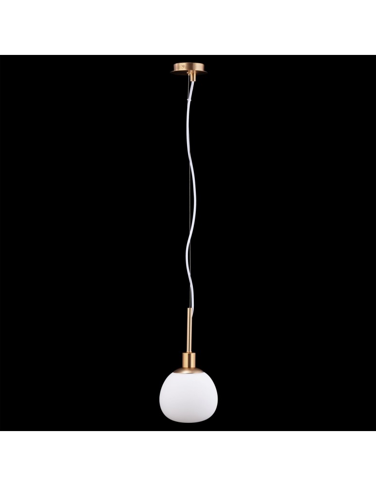 Maytoni Erich 1xE14 40W wisząca MOD221-PL-01-G mosiądz