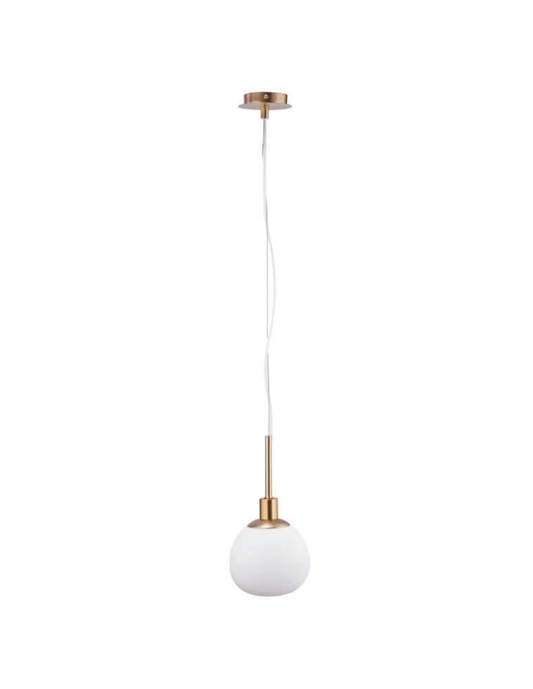 Maytoni Erich 1xE14 40W wisząca MOD221-PL-01-G mosiądz