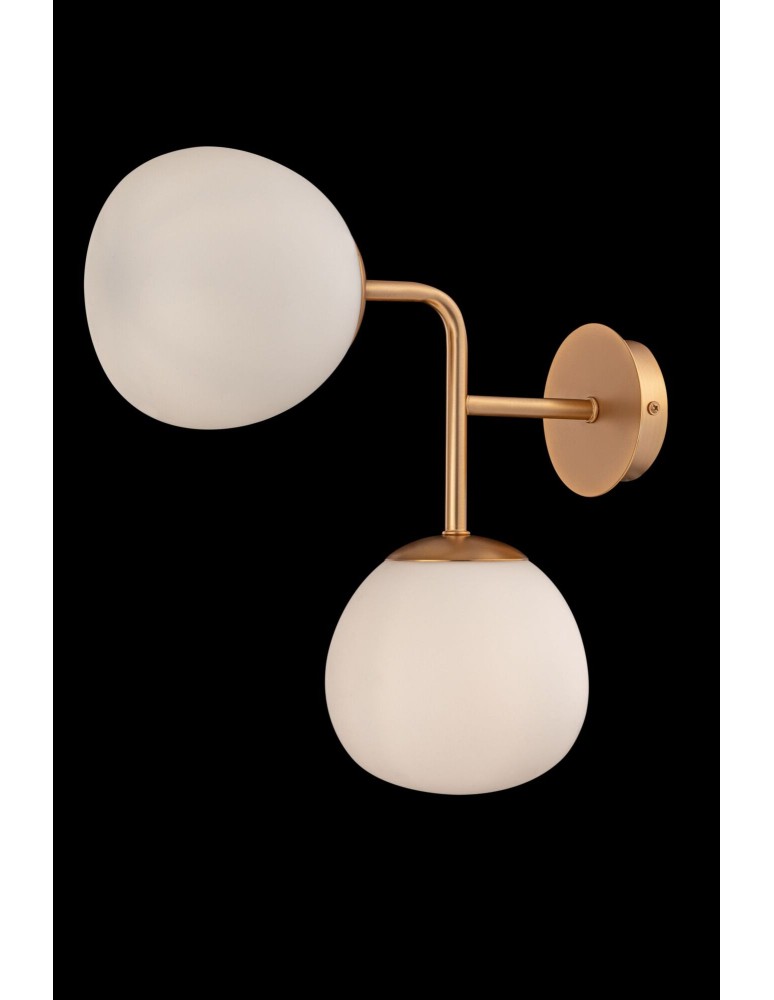 Kinkiety - Maytoni Erich 2xE14 40W kinkiet MOD221-WL-02-G mosiądz - product kolory-swiatla.pl 2