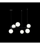 Lampy wiszące - Maytoni Ring 6xG9 25W wisząca MOD013PL-06B czarny - product 2