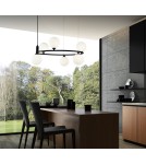 Lampy wiszące - Maytoni Ring 6xG9 25W wisząca MOD013PL-06B czarny - product 3