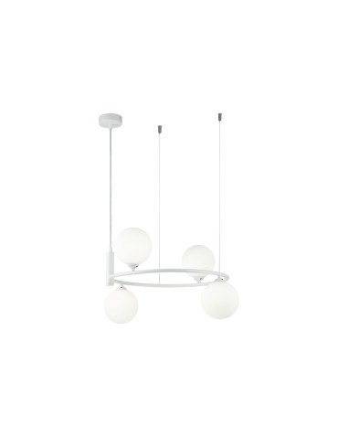 Maytoni Ring 4xG9 25W wisząca MOD013PL-04W biały
