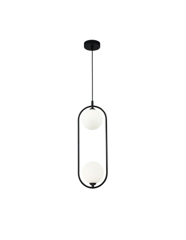 Maytoni Ring 2xG9 25W wisząca MOD013PL-02B czarny