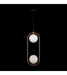 Maytoni Ring Wisząca G9 2x25W Mosiądz MOD013PL-02BS Maytoni Ring Wisząca G9 2x25W Mosiądz MOD013PL-02BS