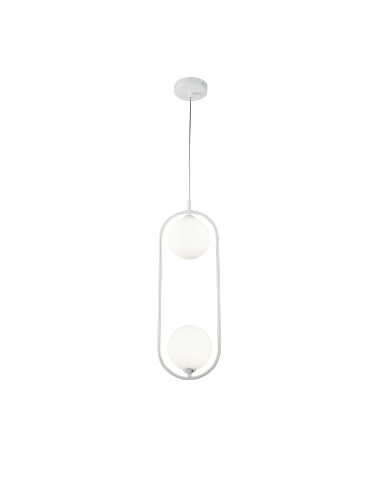 Maytoni Ring 2xG9 25W wisząca MOD013PL-02W biały