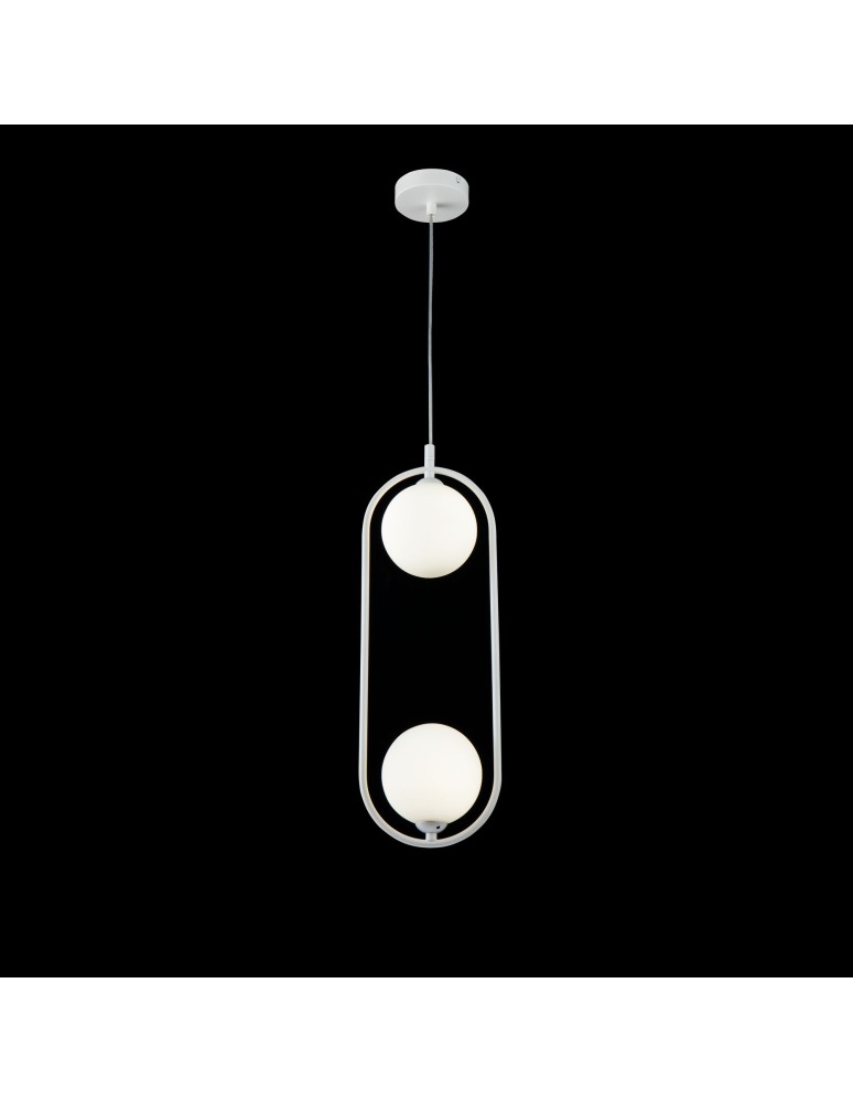 Lampy wiszące - Maytoni Ring 2xG9 25W wisząca MOD013PL-02W biały - product kolory-swiatla.pl 2