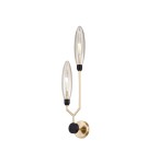 Kinkiety - Maytoni Ventura 2xG9 28W kinkiet MOD012WL-02G złoty mat - product 1