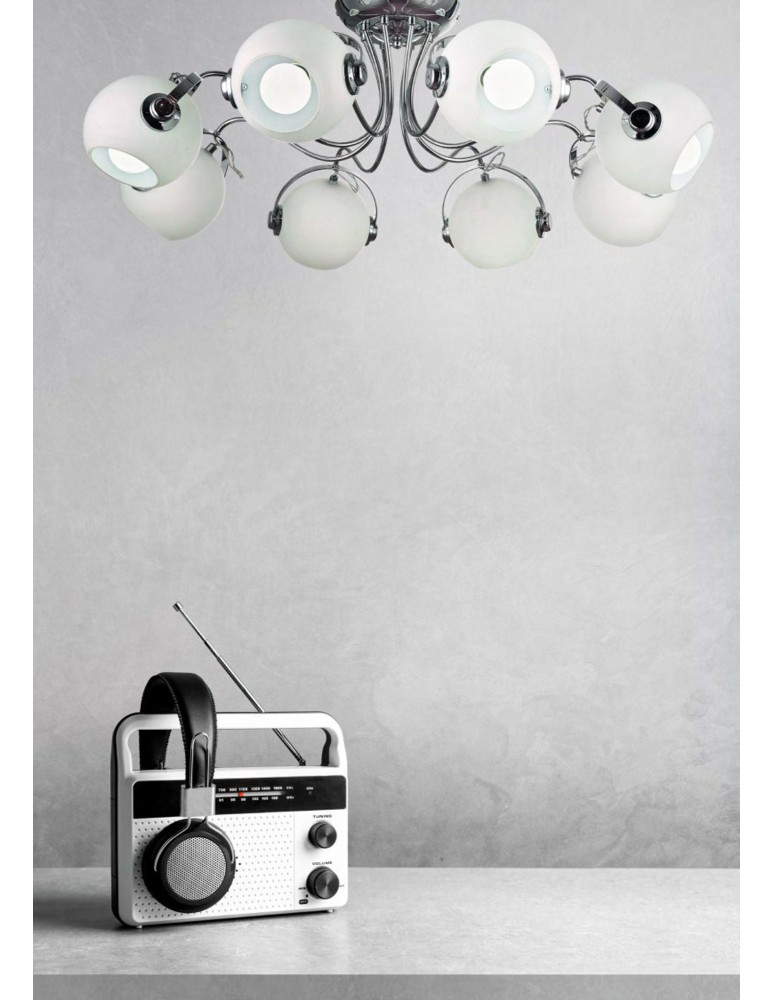 Maytoni Joel Sufitowa E14 8x60W Chrom MOD833-08-N Maytoni Joel Sufitowa E14 8x60W Chrom MOD833-08-N