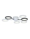 Maytoni Aprilia Sufitowa LED 71.3W 4200K 6900lm Czarny  Biały MOD809-CL-06-72-WB