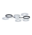 Lampy sufitowe - Maytoni Aprilia Sufitowa LED 71.3W 4200K 6900lm Czarny  Biały MOD809-CL-06-72-WB - product 4