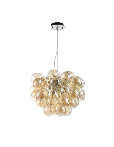 Maytoni Balbo 8xG9 28W wisząca MOD112-08-G nikiel