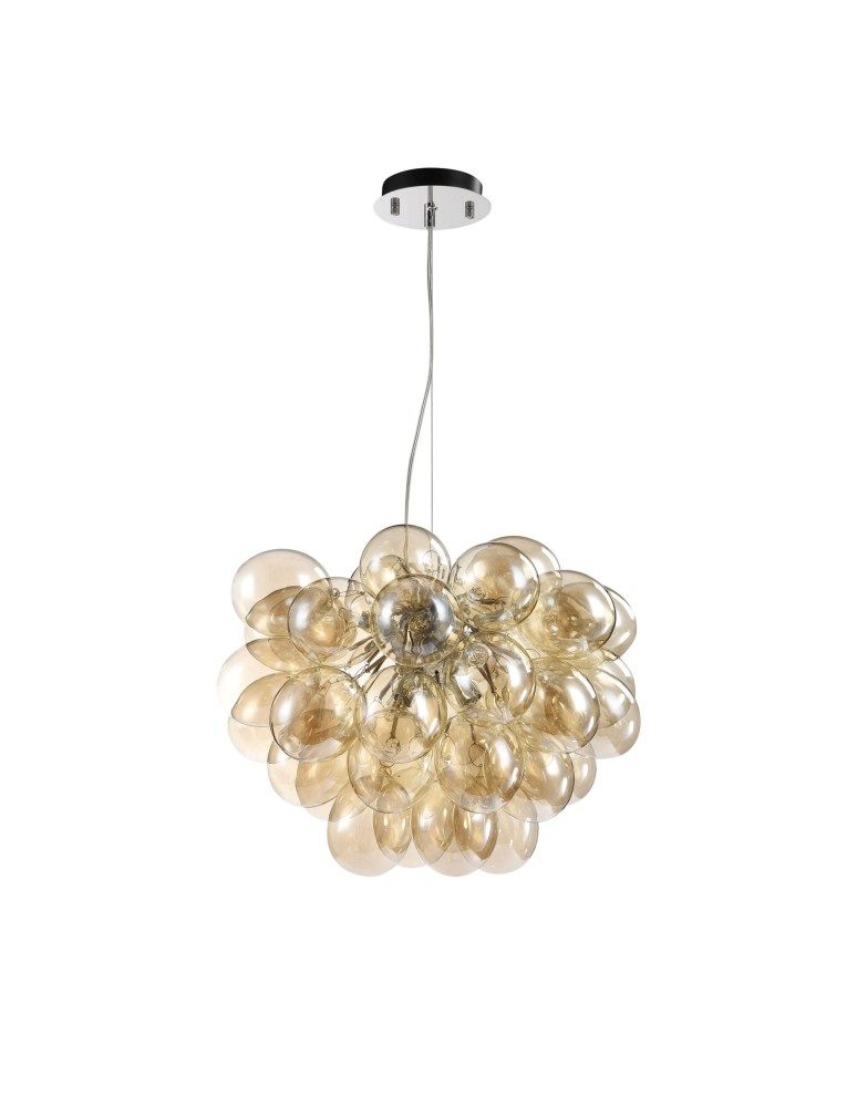 Maytoni Balbo 8xG9 28W wisząca MOD112-08-G nikiel