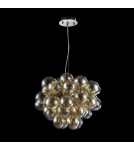 Lampy wiszące - Maytoni Balbo 8xG9 28W wisząca MOD112-08-G nikiel - product 3