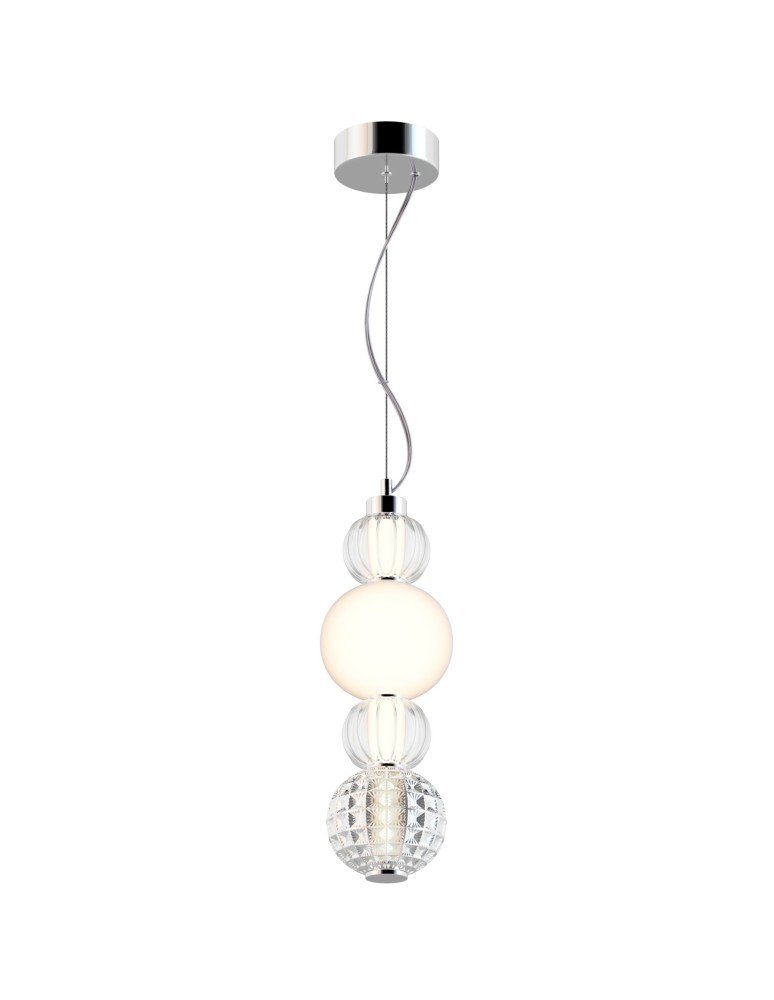 Maytoni Collar Wisząca LED 17.6W 2690K 939lm Chrom  P069PL-L17CH3K
