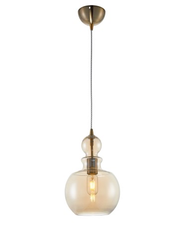 Maytoni Tone 1xE27 60W wisząca P003PL-01BZ brąz