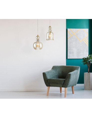 Maytoni Tone 1xE27 60W wisząca P003PL-01BZ brąz - produkt 2