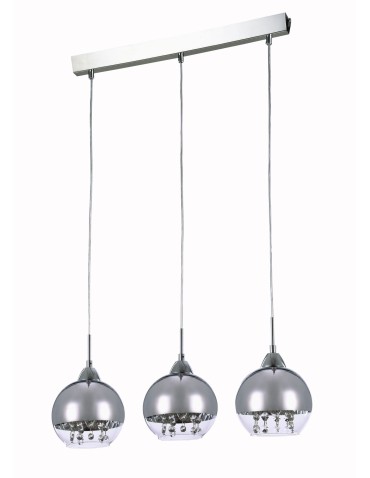 Maytoni Iceberg 3xE14 40W wisząca P012-PL-03-N nikiel