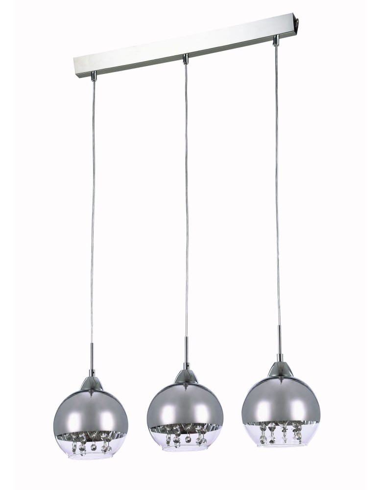 Maytoni Iceberg 3xE14 40W wisząca P012-PL-03-N nikiel Maytoni Iceberg 3xE14 40W wisząca P012-PL-03-N nikiel
