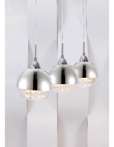 Maytoni Iceberg 3xE14 40W wisząca P012-PL-03-N nikiel - produkt 2