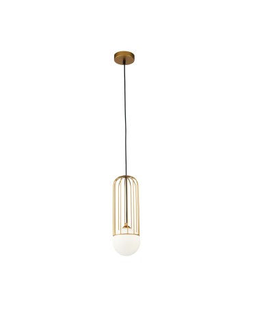 Maytoni Telford 1xG9 25W wisząca P361PL-01G złoty