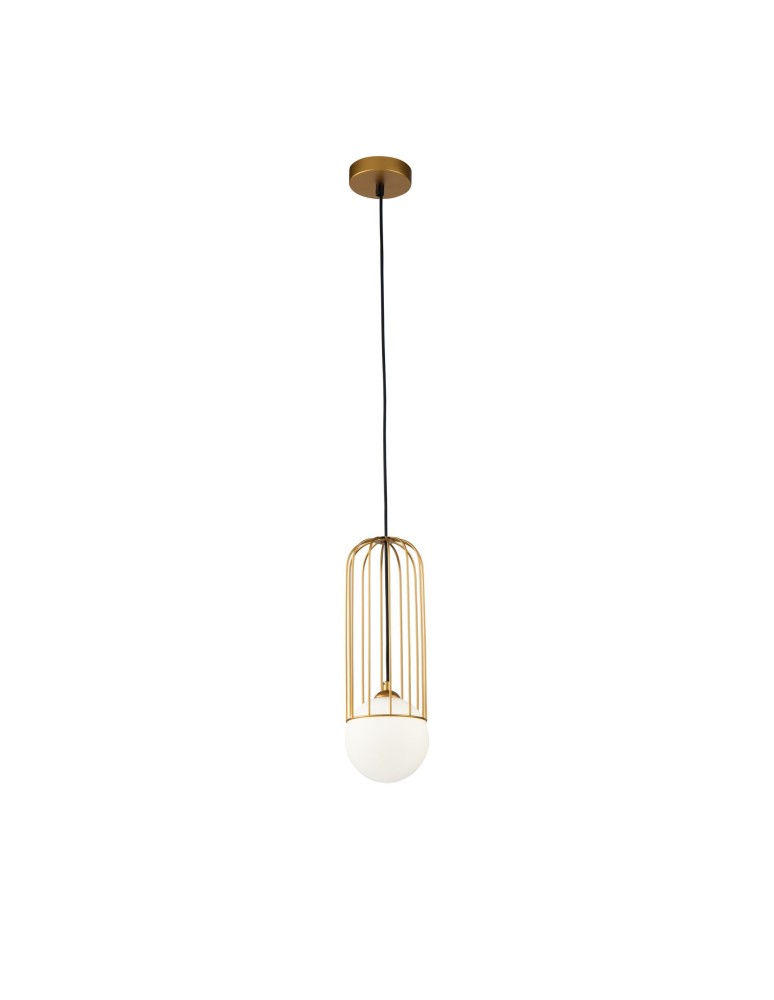 Maytoni Telford 1xG9 25W wisząca P361PL-01G złoty