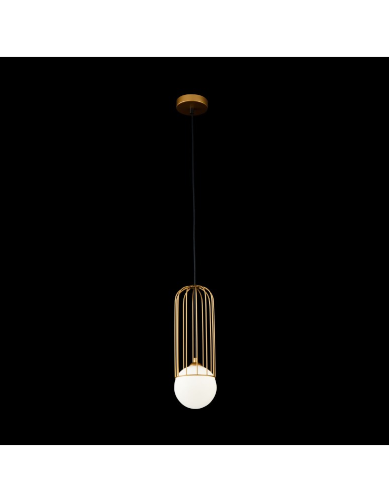 Lampy wiszące - Maytoni Telford 1xG9 25W wisząca P361PL-01G złoty - product kolory-swiatla.pl 2