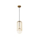 Maytoni Telford 1xE27 40W wisząca P362PL-01G złoty Maytoni Telford 1xE27 40W wisząca P362PL-01G złoty