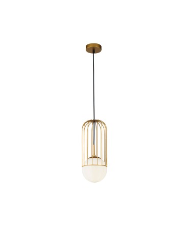 Maytoni Telford 1xE27 40W wisząca P362PL-01G złoty