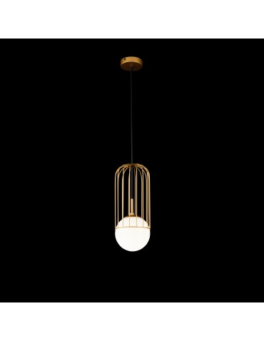 Maytoni Telford 1xE27 40W wisząca P362PL-01G złoty - produkt 2