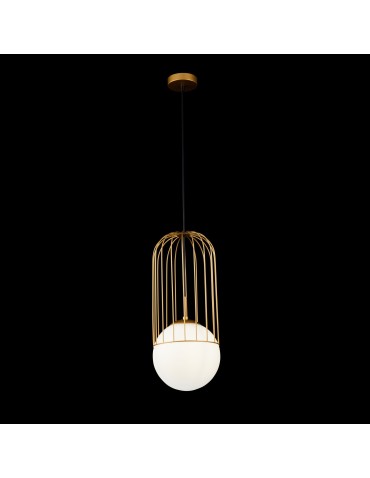 Maytoni Telford 1xE27 40W wisząca P363PL-01G złoty - produkt 2