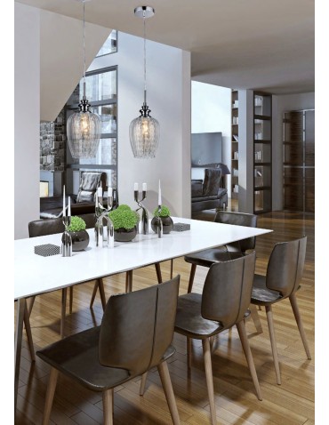 Maytoni Blues 1xE14 40W wisząca MOD044-PL-01-N nikiel