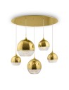Maytoni Fermi Wisząca E27 5x60W   Złoty  P140-PL-170-5-G Maytoni Fermi Wisząca E27 5x60W   Złoty  P140-PL-170-5-G