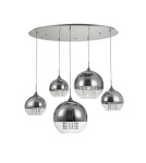 Maytoni Fermi 5xE27 60W wisząca P140-PL-170-5-N nikiel Maytoni Fermi 5xE27 60W wisząca P140-PL-170-5-N nikiel