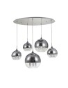 Maytoni Fermi 5xE27 60W wisząca P140-PL-170-5-N nikiel