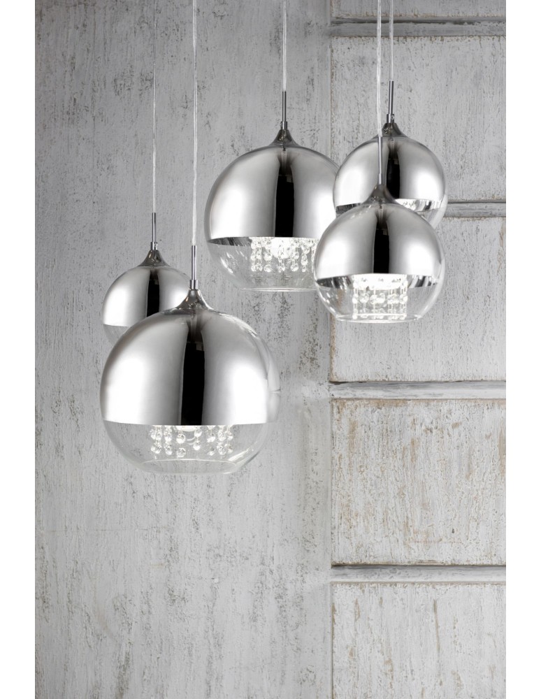 Maytoni Fermi 5xE27 60W wisząca P140-PL-170-5-N nikiel Maytoni Fermi 5xE27 60W wisząca P140-PL-170-5-N nikiel