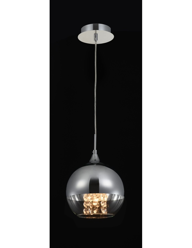 Maytoni Fermi 1xE27 60W wisząca P140-PL-110-1-N nikiel Maytoni Fermi 1xE27 60W wisząca P140-PL-110-1-N nikiel