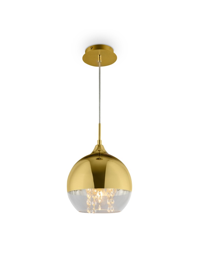 Maytoni Fermi Wisząca E27 1x60W   Złoty  P140-PL-110-1-G