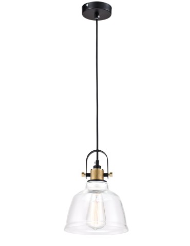 Maytoni Irving 1xE27 40W wisząca T163-11-W czarny