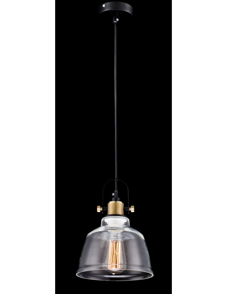 Maytoni Irving 1xE27 40W wisząca T163-11-W czarny Maytoni Irving 1xE27 40W wisząca T163-11-W czarny