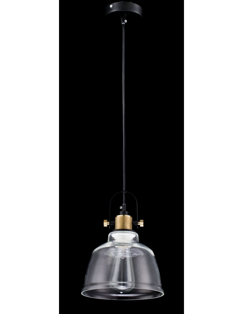 Maytoni Irving 1xE27 40W wisząca T163-11-W czarny Maytoni Irving 1xE27 40W wisząca T163-11-W czarny