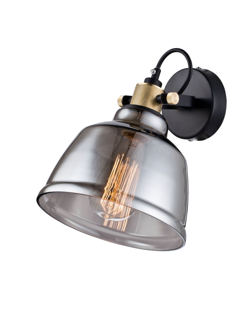 Maytoni Irving 1xE27 40W kinkiet T163-01-C czarny