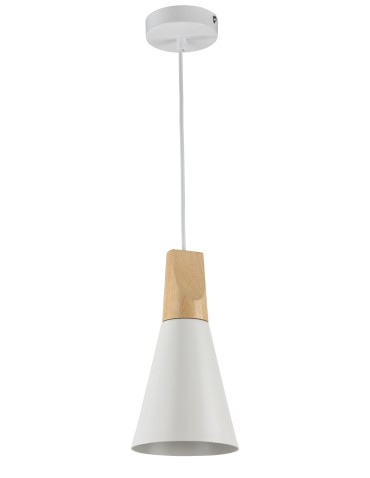 Maytoni Bicones 1xE27 60W wisząca P359-PL-140-W biały