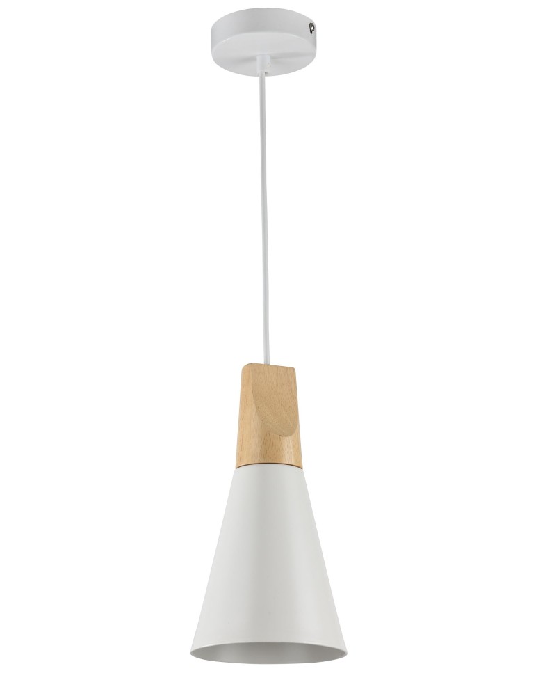 Maytoni Bicones 1xE27 60W wisząca P359-PL-140-W biały