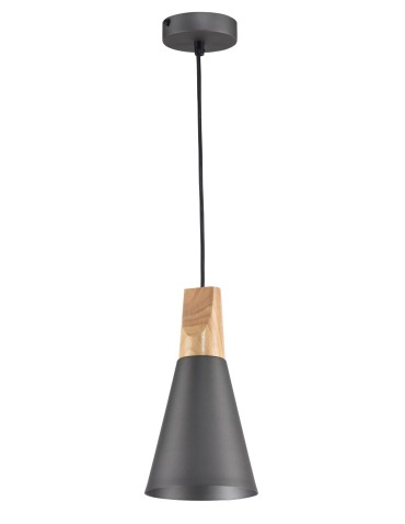 Maytoni Bicones 1xE27 60W wisząca P359-PL-140-C szary